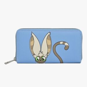 ♥️Concept One Avatar The Last Airbender Momo Peek-A-Boo Zipper Wallet, Blue